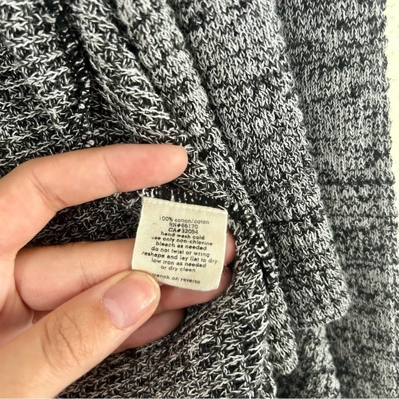 Urban Outfitters Silence + Noise Black Grey White Oversized Cardigan Medium - Picture 6 of 7